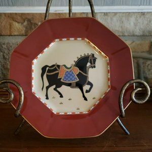 FITZ & FLOYD Vintage CEREMONIAL HORSE pattern